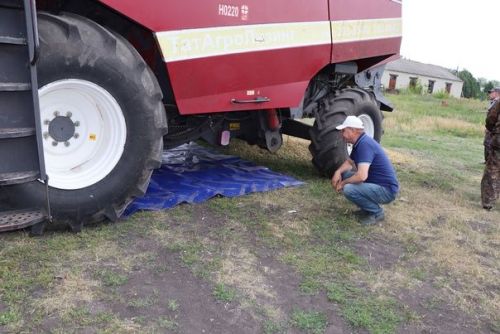 Парад комбайнов состоялся в Дрожжановском районе