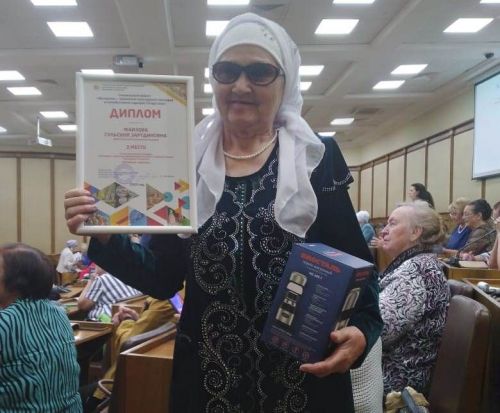 Чүпрәледән Гөлсинә апа Фәизова 3 нче урынга лаек булды.