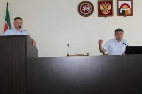 В Дрожжановском районе РТ состоялось заседание комиссии по БДД