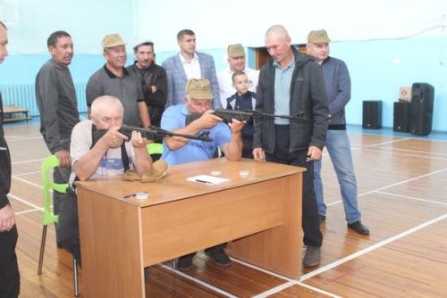 В Дрожжановском районе РТ ветераны боевых действий соревновались по пулевой стрельбе
