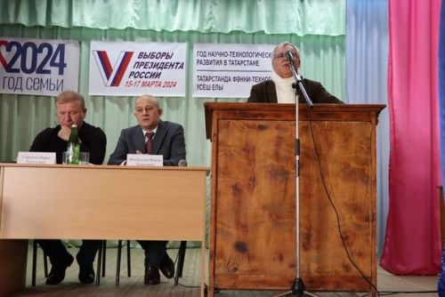 В селе Большая Цильна Дрожжановского района РТ прошла встреча с жителями села