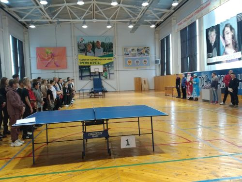 В Дрожжановском районе РТ прошли соревнования по настольному теннису