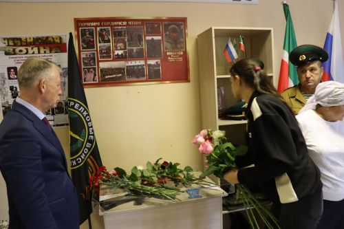 В Дрожжановском районе РТ увековечили память, участника СВО Рената Миначева