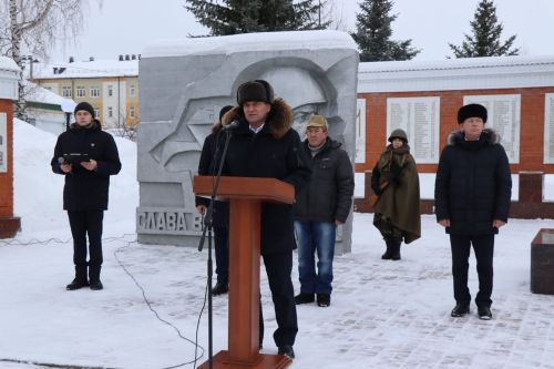В Дрожжановском районе РТ в честь 81-ой годовщины победы в Сталинградской битве состоялся митинг