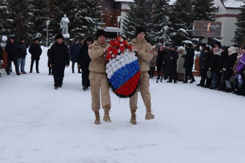 В Дрожжановском районе РТ в честь 81-ой годовщины победы в Сталинградской битве состоялся митинг