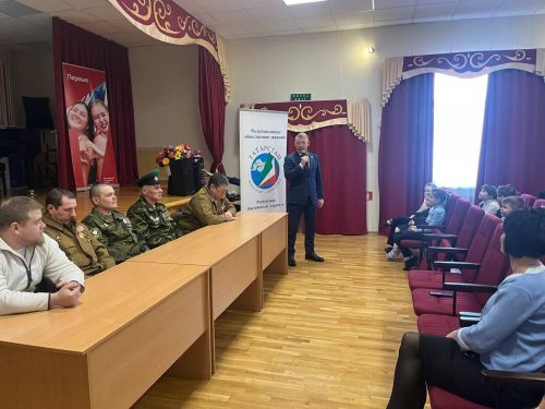 Ветераны боевых действий Дрожжановского района РТ встретились с молодым поколением
