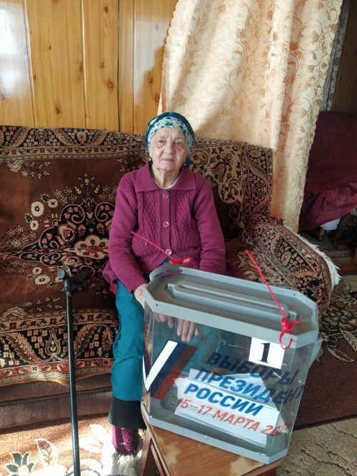 Пожилые избиратели Дрожжановского района РТ голосуют на дому