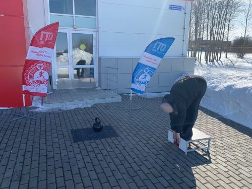 В Дрожжановском районе в дни проведения выборов Президента РФ работала мобильная площадка ГТО