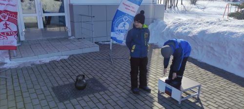 В Дрожжановском районе в дни проведения выборов Президента РФ работала мобильная площадка ГТО