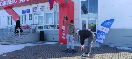 В Дрожжановском районе в дни проведения выборов Президента РФ работала мобильная площадка ГТО