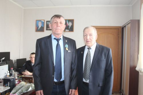 В Дрожжановском районе РТ поздравили ветеранов МВД
