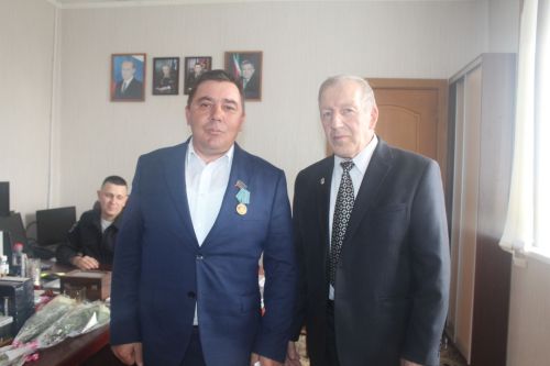 В Дрожжановском районе РТ поздравили ветеранов МВД