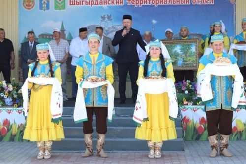 Делегация Дрожжановского района РТ приняла участие на Сабантуе в селе Шыгырдан