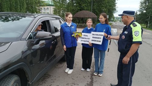 В Дрожжановском районе РТ прошла профилактическая акция по ПДД
