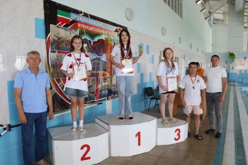 В Дрожжановском районе РТ прошли соревнования по плаванию