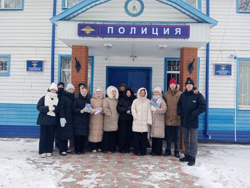 Учащиеся Стародрожжановской СОШ №1 побывали в гостях у полицейских