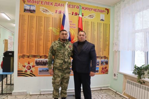 В Старокакерлинской школе Дрожжановского района РТ открыли уголок памяти участнику СВО