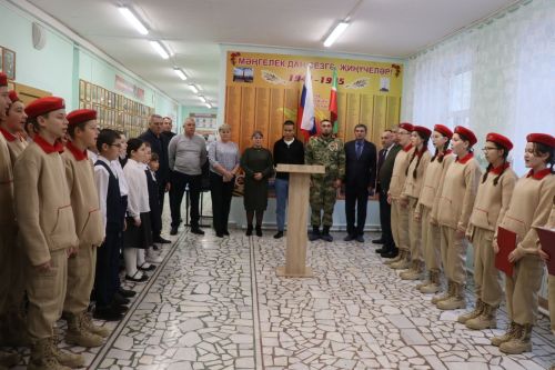 В Старокакерлинской школе Дрожжановского района РТ открыли уголок памяти участнику СВО