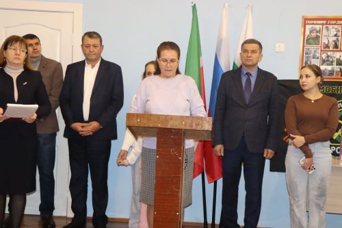 В селе Татарская Бездна Дрожжановского РТ почтили память героя СВО