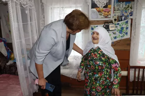 90-летний юбилей отметила жительница села Старое Шаймурзино Дрожжановского района РТ