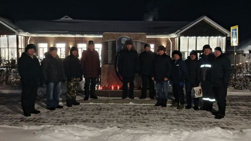 В Дрожжановском районе РТ прошла акция «Афганская свеча памяти»