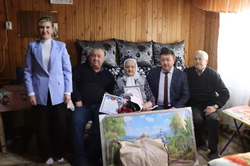 Жительница села Алешкин-Саплык Дрожжановского района РТ отметила 90-летний юбилей