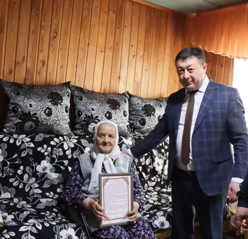 Жительница села Алешкин-Саплык Дрожжановского района РТ отметила 90-летний юбилей
