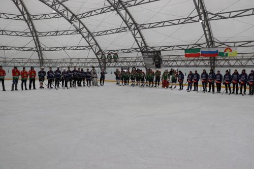 В Дрожжаном прошёл межрайонный турнир по хоккею с шайбой памяти Ильдара Халиуллова