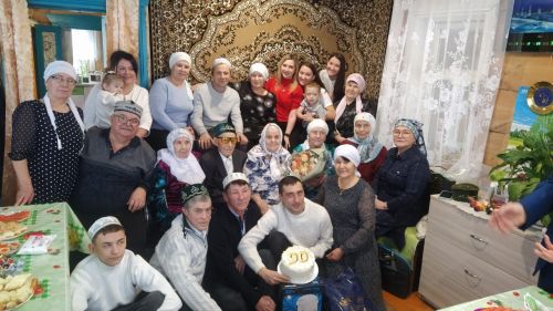 Жителя села Старые Какерли Дрожжановского района РТ Иршата Ситдикова поздравили с 90-летием