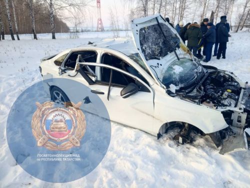 Трагическое ДТП в Дрожжановском районе: водитель погиб после вылета автомобиля в кювет