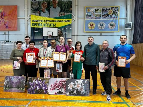 В Дрожжановском районе прошли соревнования по бадминтону в честь Международного женского дня