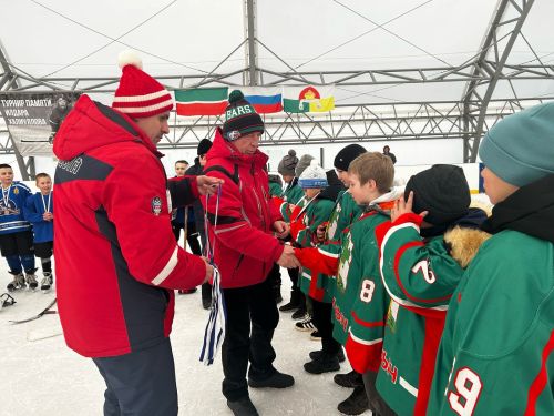 В Дрожжановском районе РТ прошел турнир по хоккею среди юношеских команд
