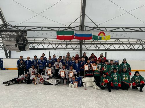 В Дрожжановском районе РТ прошел турнир по хоккею среди юношеских команд