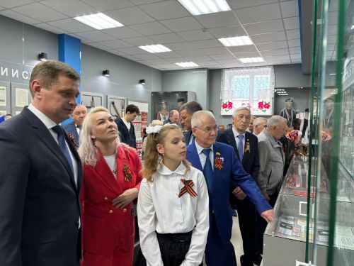 Музей боевой и трудовой славы открылся в селе Алешкин-Саплык Дрожжановского района РТ к 80-летию Победы