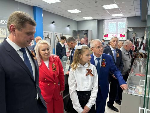 Музей боевой и трудовой славы открылся в селе Алешкин-Саплык Дрожжановского района РТ к 80-летию Победы