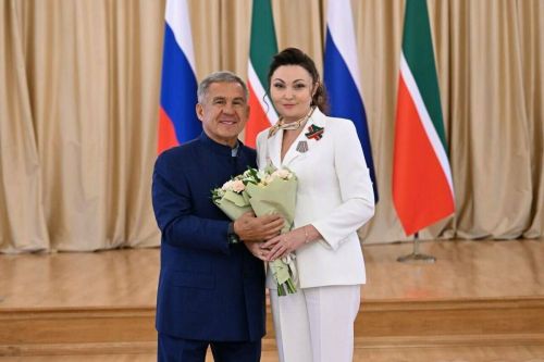 Медаль «За доблестный труд» вручена ведущей «Tatarstan Today»