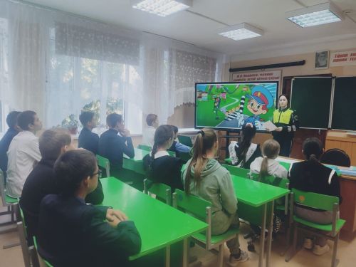 В Хорновар-Шигалинской школе Дрожжановского района РТ специалист БДД провела встречу с учащимися