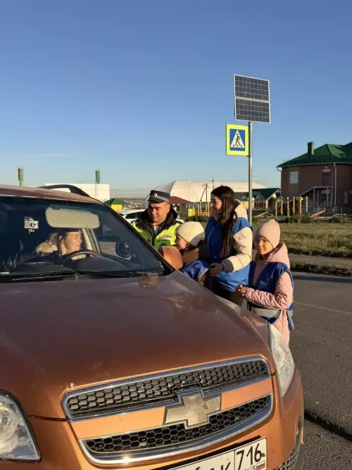 В детсаду «Сказка» прошла акция «Ребёнок — главный пассажир!»