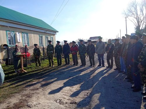 В селе Матаки Дрожжановского района увековечили память пограничника Николая Игнатьева