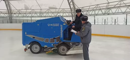 В Дрожжановском районе РТ провели техосмотр самоходных машин МБО «Спортивная школа»