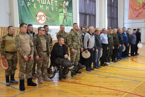 Ветераны боевых действий состязались в меткости на турнире в Дрожжановском районе