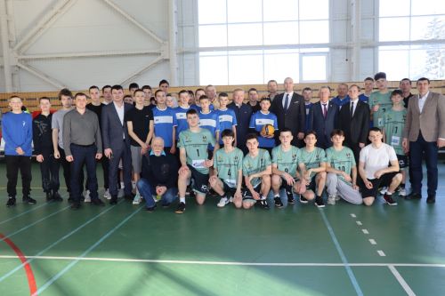 В Дрожжановском районе прошёл муниципальный этап школьной волейбольной лиги среди юношей