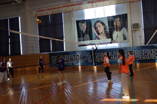 В Дрожжаном прошел муниципальный этап Чемпионата школьной волейбольной лиги среди команд девушек