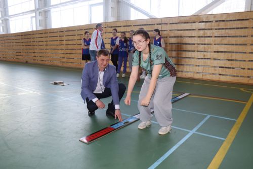 В Дрожжаном прошел муниципальный этап Чемпионата школьной волейбольной лиги среди команд девушек