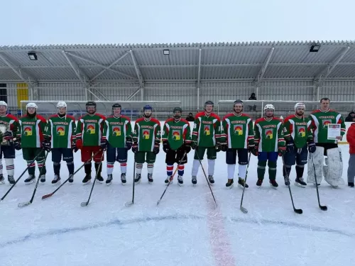Команда хоккеистов Дрожжановского района выиграла переходящий Кубок в Кайбицком районе