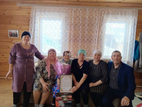 Чүпрәледә яшәүче Лузия Галим кызы Арифуллина 90 яшьлек юбилеен билгеләп үтте