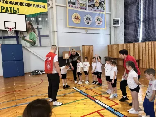 Воспитанники «Стародрожжановского детского сада №1 «Солнышко» сдали нормативы ГТО