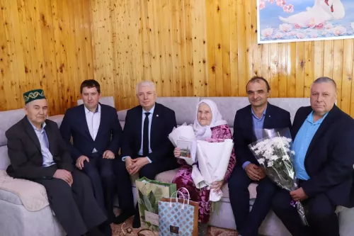 Жительница села Шланга Дрожжановского района РТ отметила с 95-летний юбилей