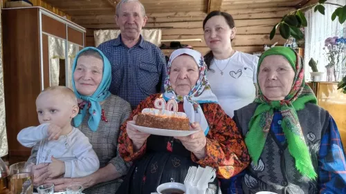 Клавдии Мискиной (Мулеевой) из села Новое Ильмово Дрожжановского района исполнилось 90 лет