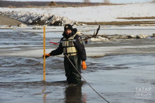 В Татарстане за сутки уровень воды в реках поднялся до 25 сантиметров